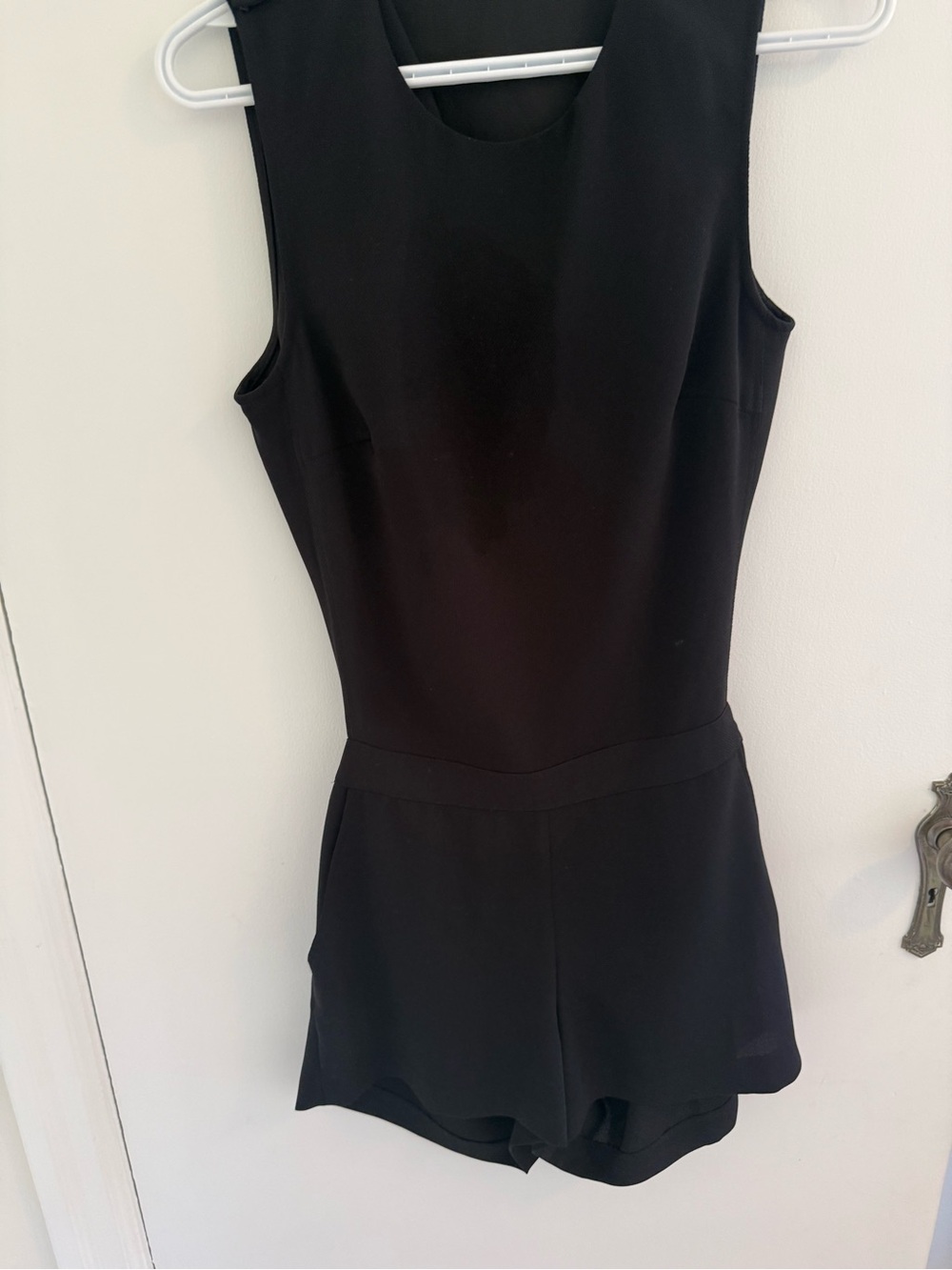 Club Monaco Black Sleeveless Romper